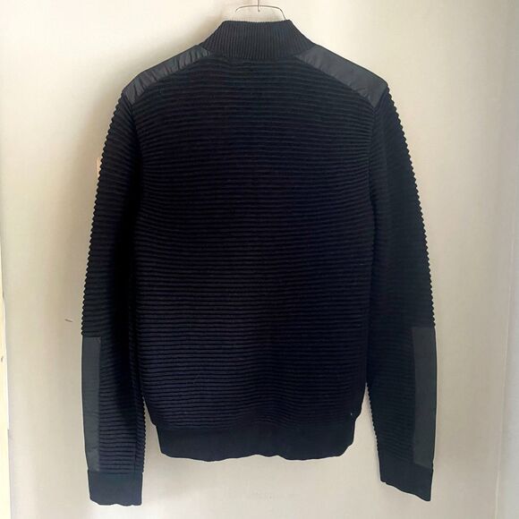 NWT INC International Concepts Men's Hale Ottoman Ribbed Zip-up Sweater Jacket - Picture 8 of 12